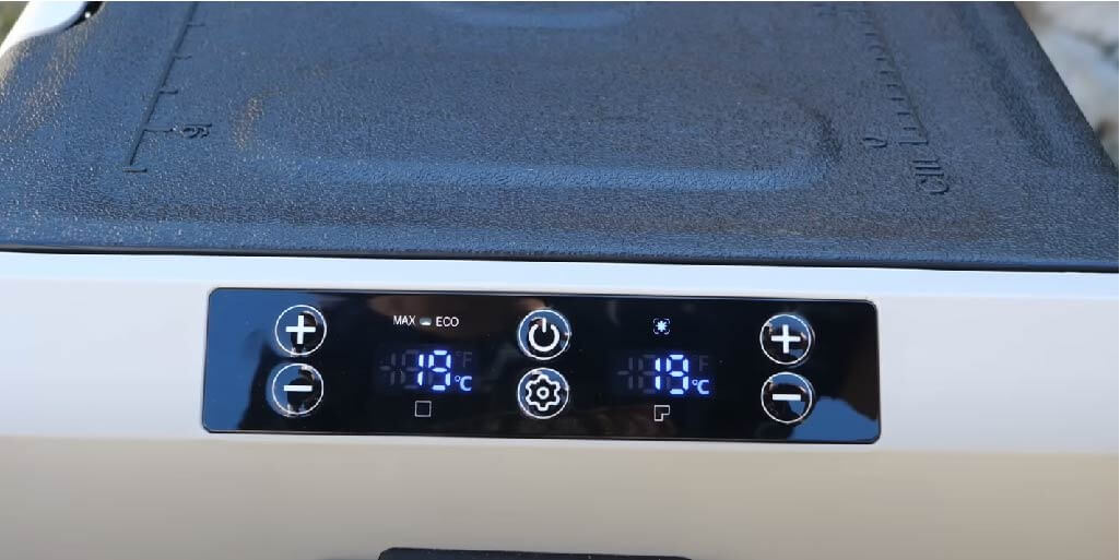 glacière à compression van aménagé, fonctionnalités, température, bluetooth