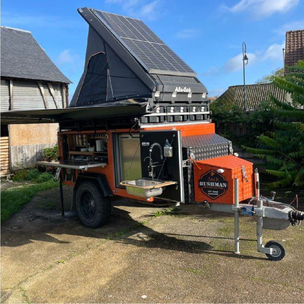 offroad, tout terrain, remorque aménagée, camping, plein air